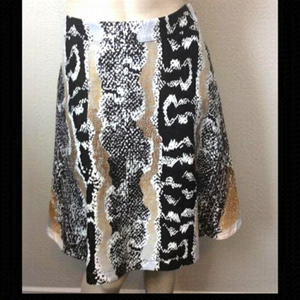 Diane Von Furstenberg Amelia Oasis Snake print skirt